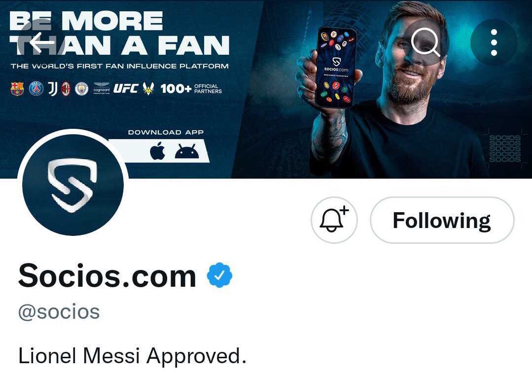 New cover photo, Lionel Messi approved.