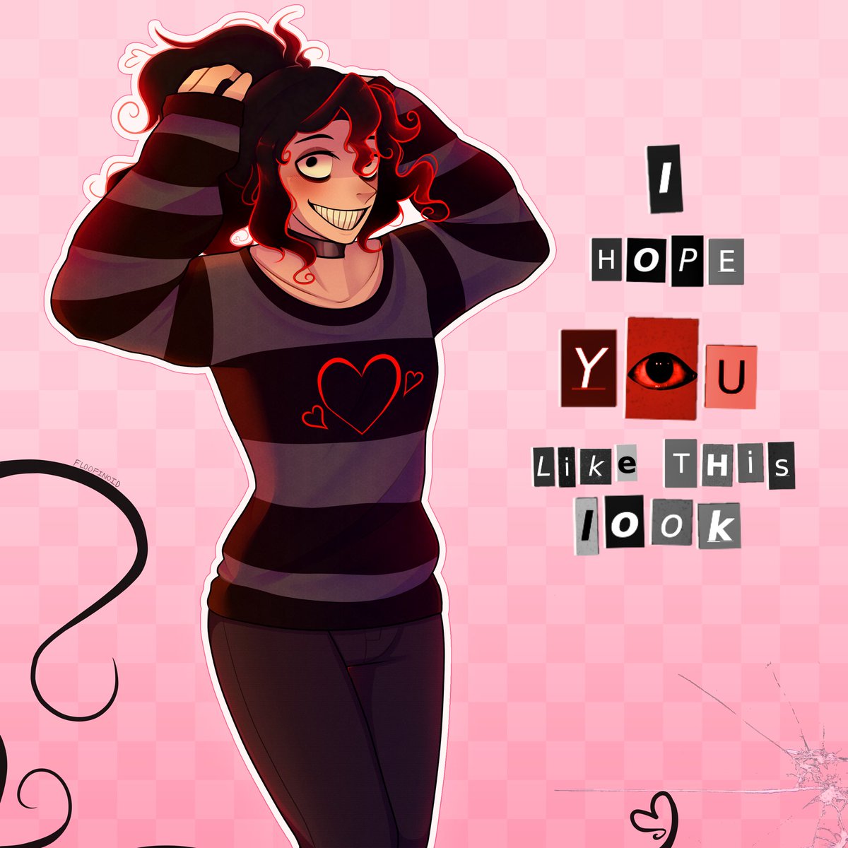 floofinoid's tweet photo. Ponytail + Sweater =

|Tags| #johndoegame https://t.co/fF2ZFAfzCx