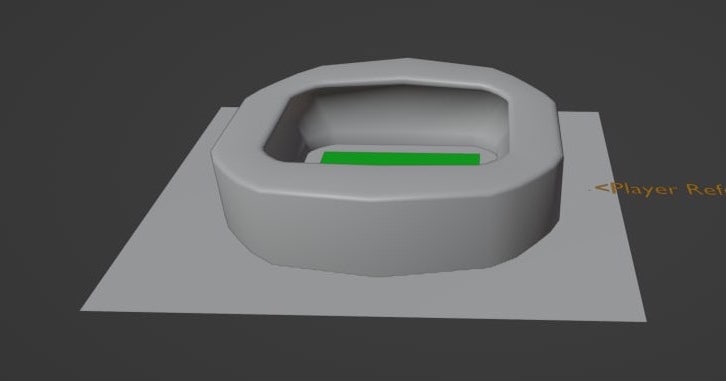 Pavia_io's tweet photo. This is a scale reference only, but here is a @readyplayerme avatar against the size of the https://t.co/lNyCpRhWGo Stadium. It's BIG! We are going to be able to do lots in / around the stadium. We can't wait to show you. #Cardano #Metaverse https://t.co/NA6jfstw0T