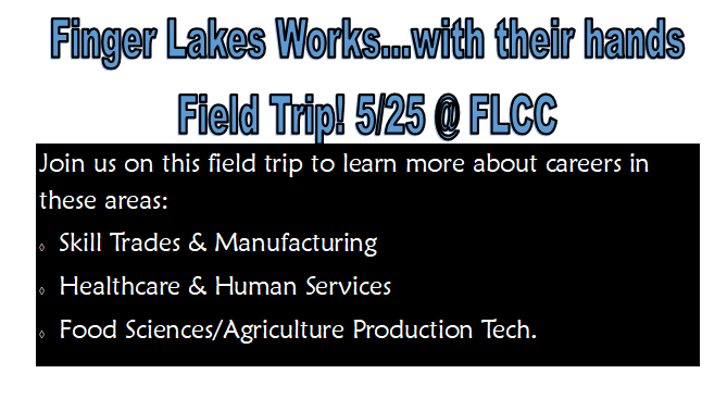 So excited...Finger Lakes Works w/ their hands' event is coming back!! They will be combining 3 field trips into one for our students to learn about so many careers! Can't wait! Sign up in the counseling office (let's hope the weather is better than 2019) youtu.be/0c4BIyj7alM