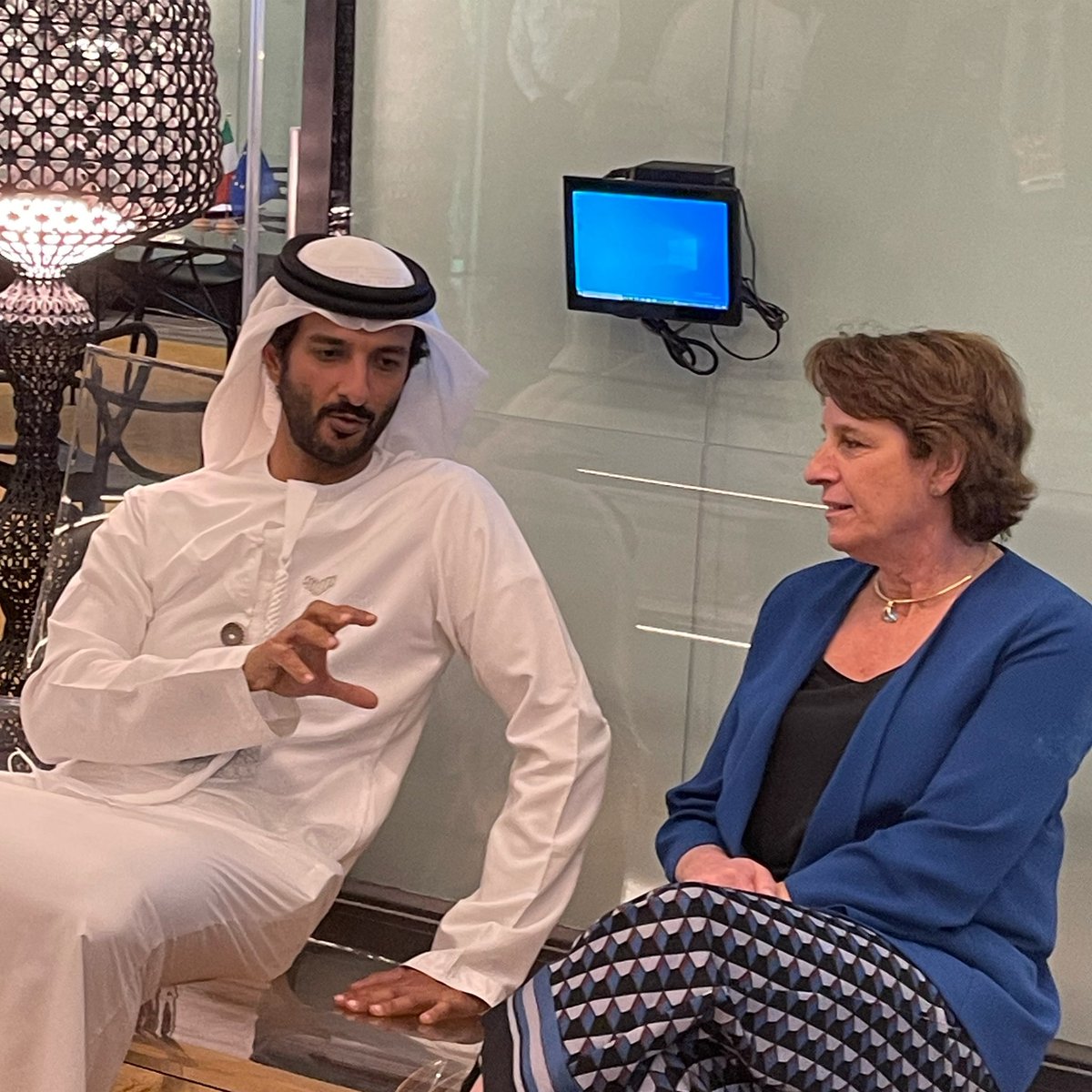 Italian Minister of University &amp; Research #MariaCristinaMessa on her mission in #Dubai fostered an MoU between <a href="/CNRsocial_/">CNR Consiglio Nazionale delle Ricerche</a> &amp; <a href="/Economyae/">وزارة الاقتصاد والسياحة</a> as part of a broader effort in scientific diplomacy. More on <a href="/MediasetTgcom24/">Tgcom24</a> viennadubaiar.tgcom24.it/2022/03/28/uni… <a href="/mur_gov_/">Ministero dell'Università e della Ricerca</a> @ItalyExpo2020 @expo2020dubai