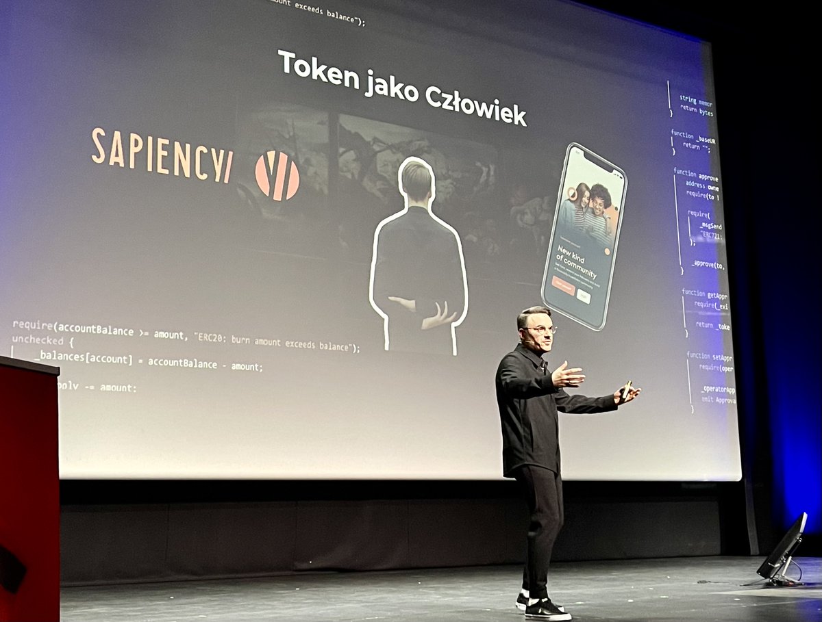 Sapiency_io's tweet photo. The #InvestCuffs2022 conference took place in Cracow and we couldn't miss it! 🙌
We believe #tokenization is an opportunity for many creators to become independent. #Sapiency is a bold and important step in making this happen.
#TokenizeYourself! 💥
#InvestCuffs #SapiencyApp https://t.co/Bfs7jdHRtG