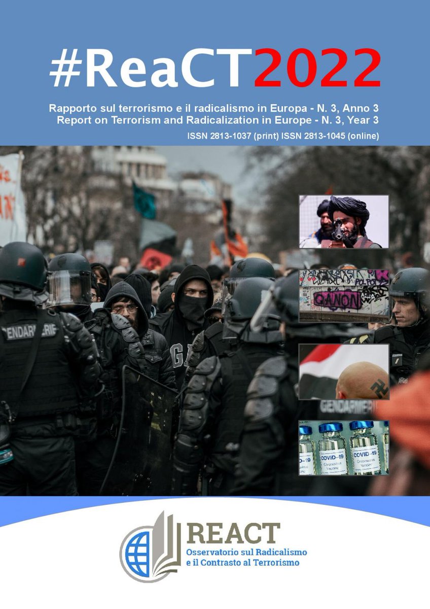start_insight's tweet image. 🔴#ReaCT2022 mercoledì 30 marzo alle 18 in LIVE streaming su questo profilo si parlerà di terrorismo jihadista in Africa Sub-Sahariana con @lupollichieni e @casini_enrico autori di un contributo per il Rapporto annuale su terrorismo e radicalismo in Europa ⬇