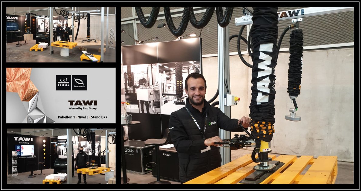 TAWIspain's tweet photo. Día 1 en FIMMA 2022 - Feria Valencia - Stand B77 - 29/03 - 01/04 Demostraciones de manipuladores para la industria de la madera y del mueble. Solicítenos una invitación. https://t.co/4wYJn0z70P #FIMMA2022 #madera #mueble #feriadevalencia #fimmamaderalia #fimmamaderalia2022 https://t.co/pByjyI1392