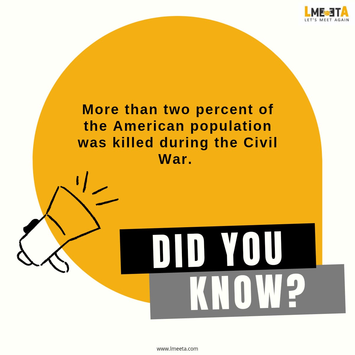 LMEETA_official's tweet photo. Did you know fact!
#DidYouKnow #tuesdayfacts #Civilwar #America #Americans https://t.co/Rs3waA5zT4
