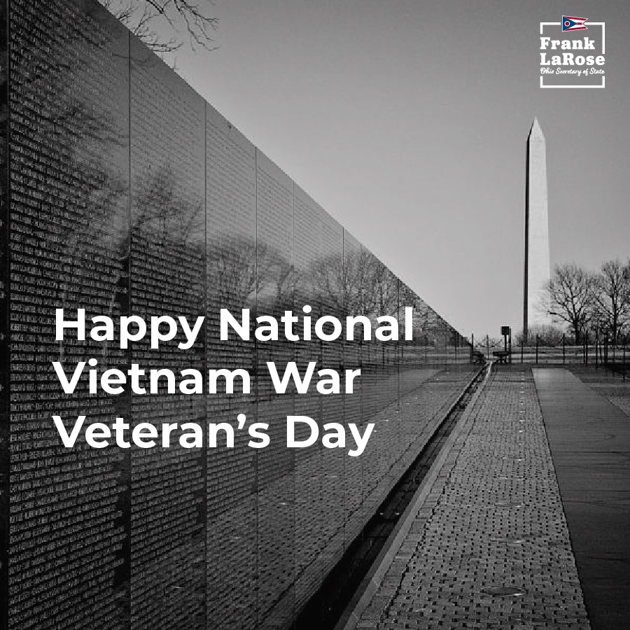 Coming home from a deployment, I remember getting off a C-5 and seeing a group of Vietnam veterans holding flags on the airfield. When we asked why they were there they said “we wanted to give you guys the welcome home we didn’t get."

Happy #NationalVietnamWarVeteransDay
