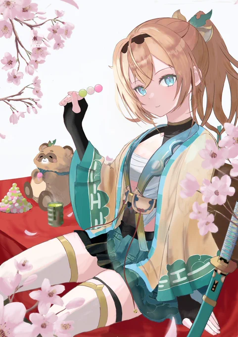 #いろはにも絵を 団子 