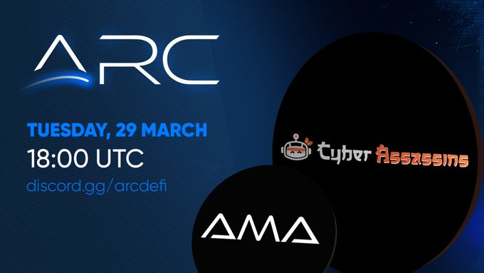 assassins_nfts's tweet photo. 🎙️#NFT #AMA - 🚨 Another huge step!
@assassins_nfts 🎁Hear plans to partner with $ARC, and an exclusive give away, an ultra-rare Golden Assassin! ��#P2E
👉Join the #AMA & be in to win: https://t.co/InDIDUU1tb, 29 March, 18:00 UTC @DeFi_ARC https://t.co/nQrlDnXRQT