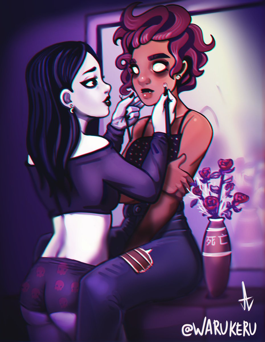 planta_negra's tweet photo. Soo #VisibleWomen and #Visibletrans that is being more important lately btw.
I do draw queer people and monsters 🖤 https://t.co/IdGSQv0WTc
