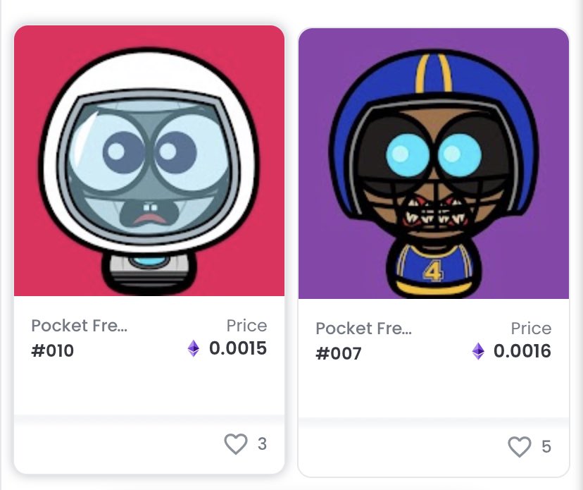 pocketfrends's tweet photo. Two of the best frends 🥳

Silly prices

Get in early, (blue eyes extremely rare 10/200 will be minted)

#NFTCommunity #NFTCollection #pocketfrends 🥰 https://t.co/gYoXPiwadj