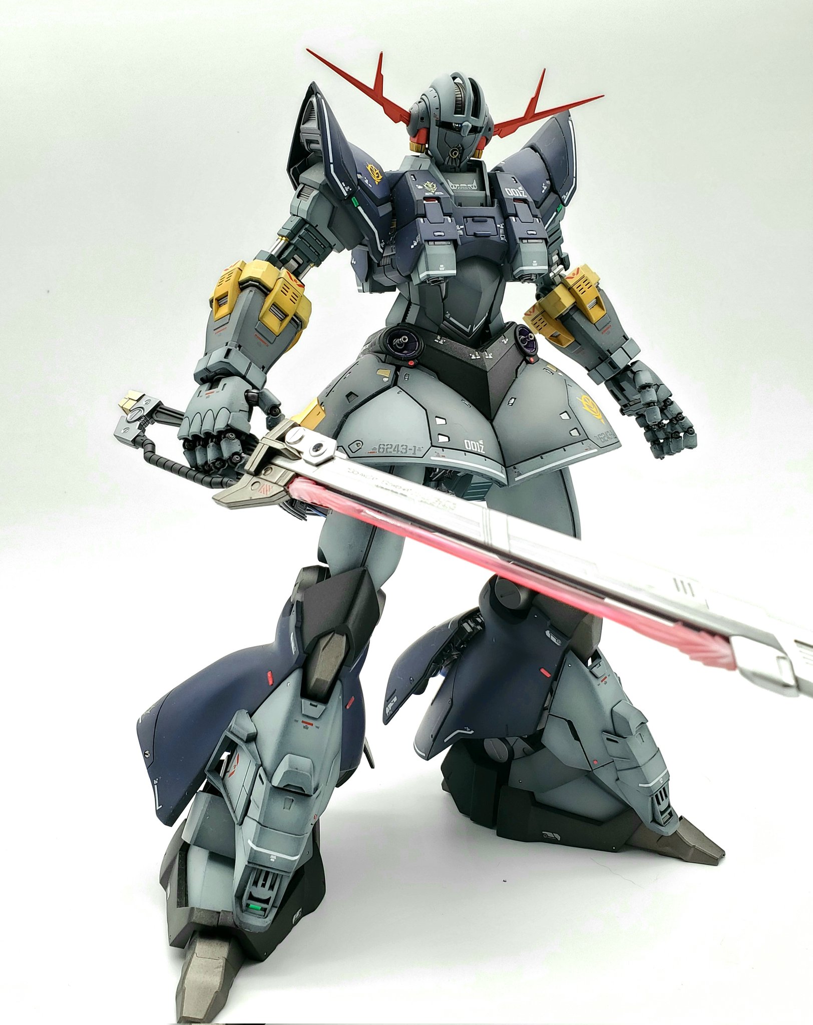 1/144 RG MSN-02 パーフェクトジオング ミキシング 塗装 完成品
