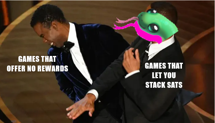 THNDRGAMES's tweet photo. More from the THNDR meme army.🐍

Get #bitcoin Snake, and get stacking:
- iOS: https://t.co/izBuf2X7ZA
- Android: https://t.co/SeeKI4nelN https://t.co/IsOwJRcrXK