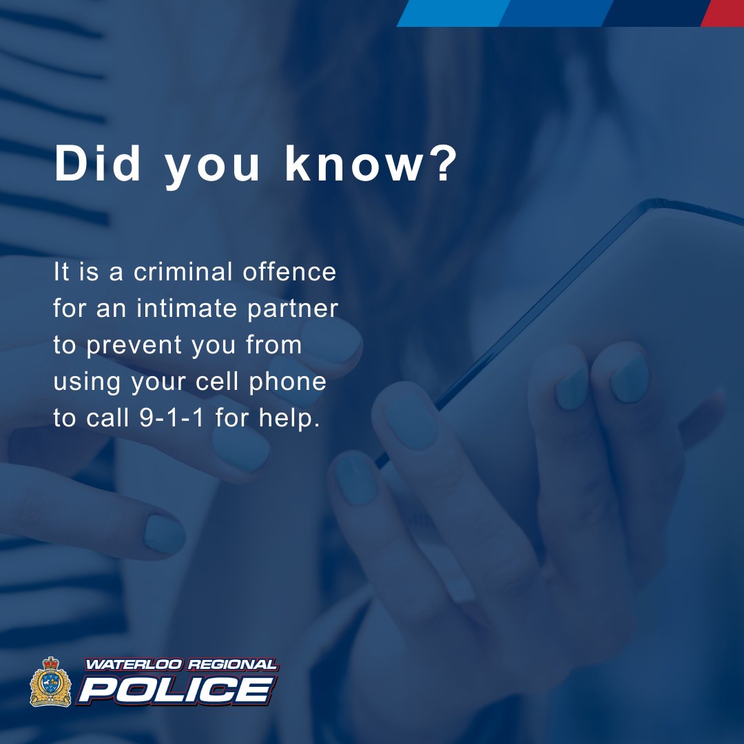 Waterloo Regional Police on Twitter "DYK? It is a criminal offence for