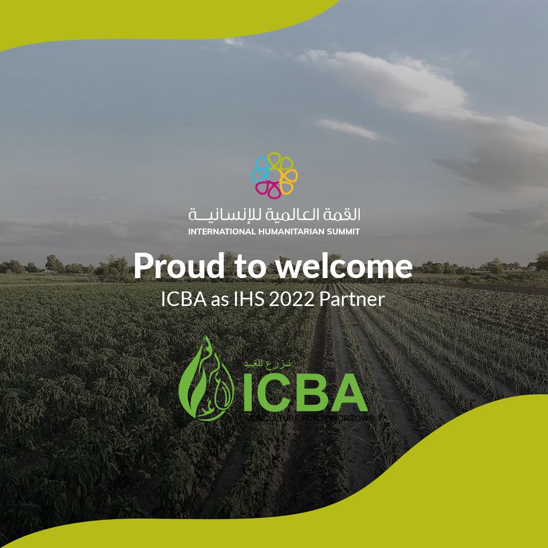 Let's welcome ICBA as IHS 2022 Supporting Partner. ICBA is an international, not-for-profit applied agricultural research center working towards a world where sustainable livelihoods &amp; food security are ensured for all. Register &amp; attend to know more event10x.com/event/internat…