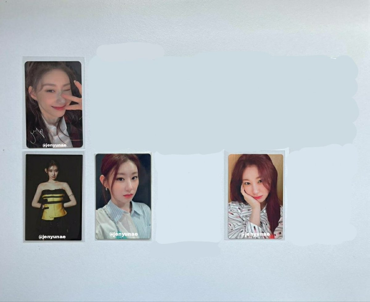 jenyunae's tweet photo. WTS ITZY CHAERYEONG PC
suit pc▶️ RM 25
hc▶️ RM 15
nbd june▶️ RM 20
nbd august▶️ RM 22

📦 RM 5wm, RM 13em
condition 10/10
dm for condition check
freebies✅
#pasarItzy @PasarItzy https://t.co/CuE31EsVfs