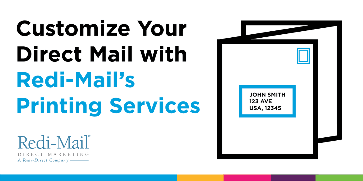 RediMail's tweet photo. Customizing direct mail content is a great way to grow and maintain your client base. Who doesn't feel good receiving personalized mail? Start building customer relationships with Redi-Mail's Variable Printing services! https://t.co/D4DfgCPhrU
#directmail #digitalprinting https://t.co/UgBTRVbRKM
