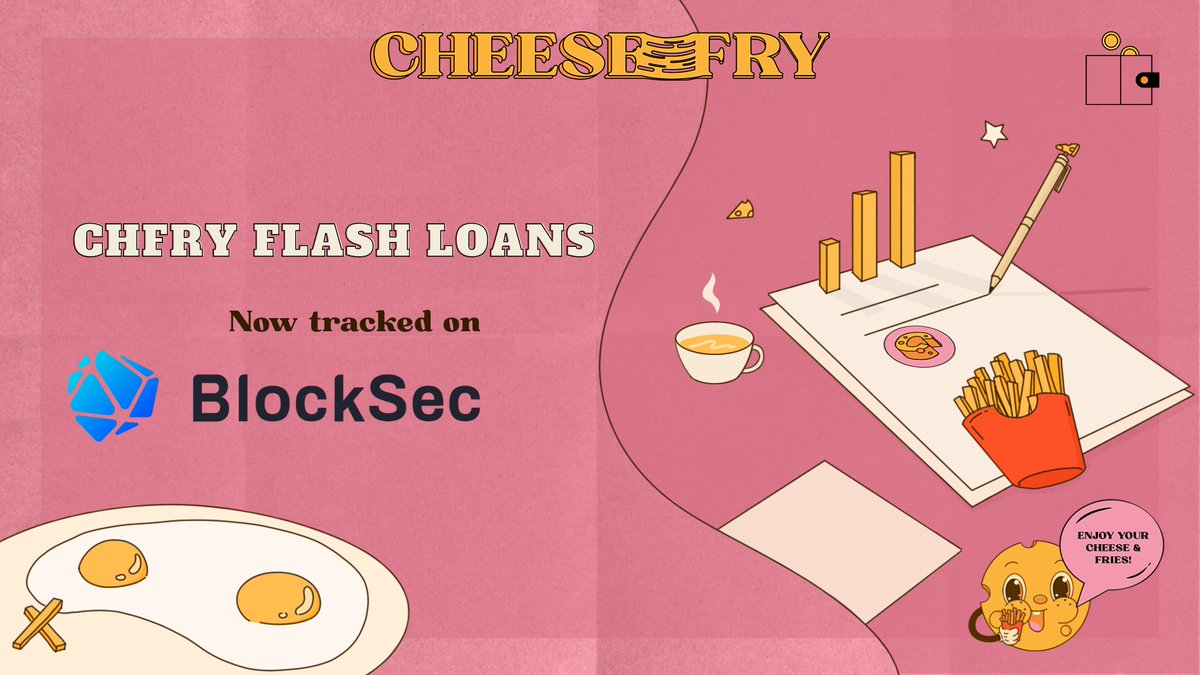 We are glad to announce that #CHFRY #FlashLoans are now tracked on <a href="/BlockSecTeam/">BlockSec</a>'s #FlashLoan Monitor ✔️

Check out here 👉versatile.blocksecteam.com/flashloan/eth