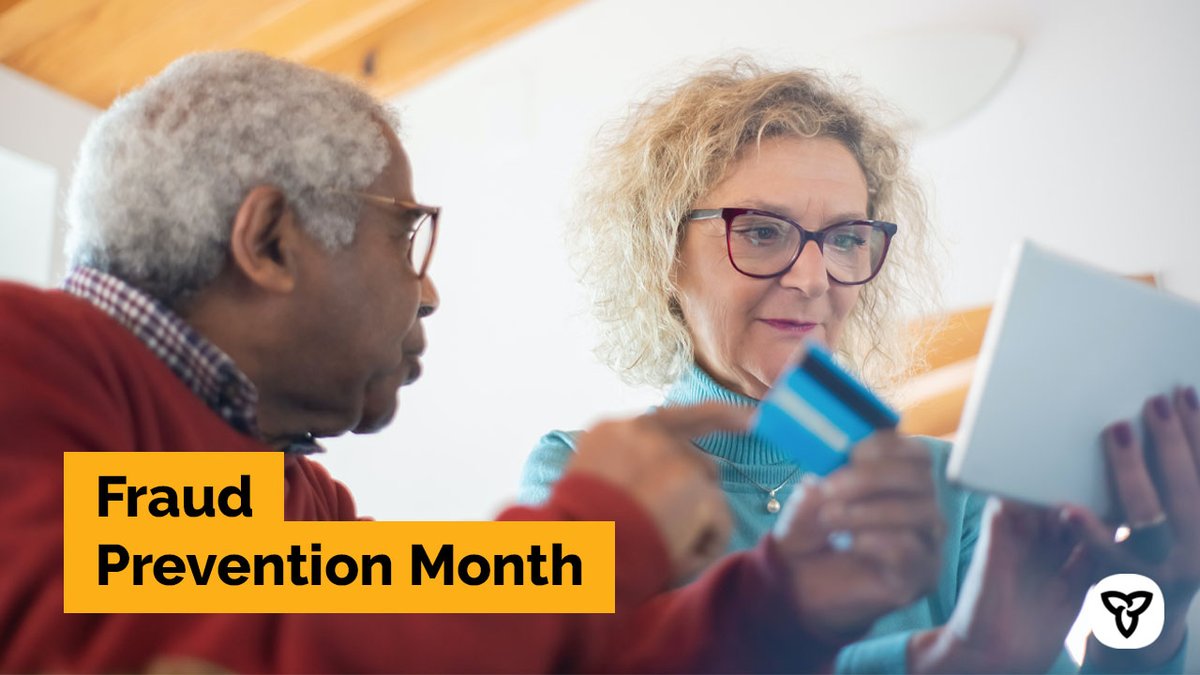 ONAccessibility's tweet photo. Financial abuse is the most common form of abuse – particularly affecting seniors. Increase your knowledge of how to do banking safely and how to avoid fraud and scams – online or offline. https://t.co/OnUnW1fSxg 
#FraudPreventionMonth

@EAPreventionON @ONfinance @ONSocialService https://t.co/BatYJvjTBN