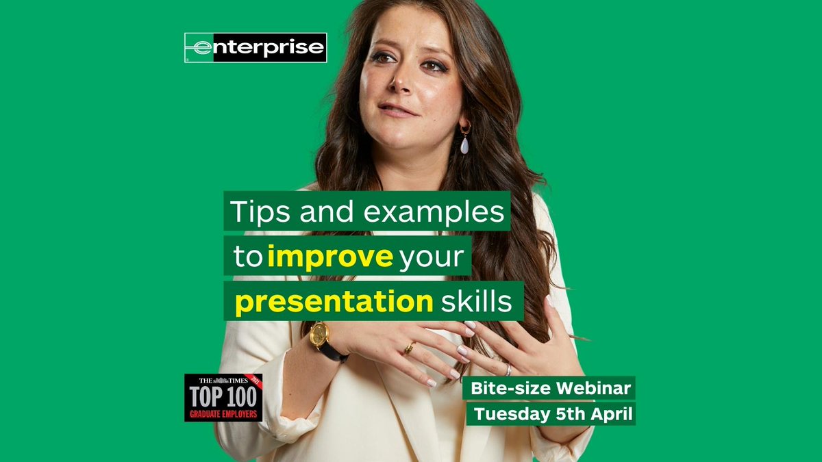 ERAC_Jobs's tweet photo. Is the idea of speaking in public or presenting to a group of people a daunting one? Let us help. Register now: https://t.co/ibJupRIGVW
#employability #webinar #eractips https://t.co/Vf8mRIDdiN