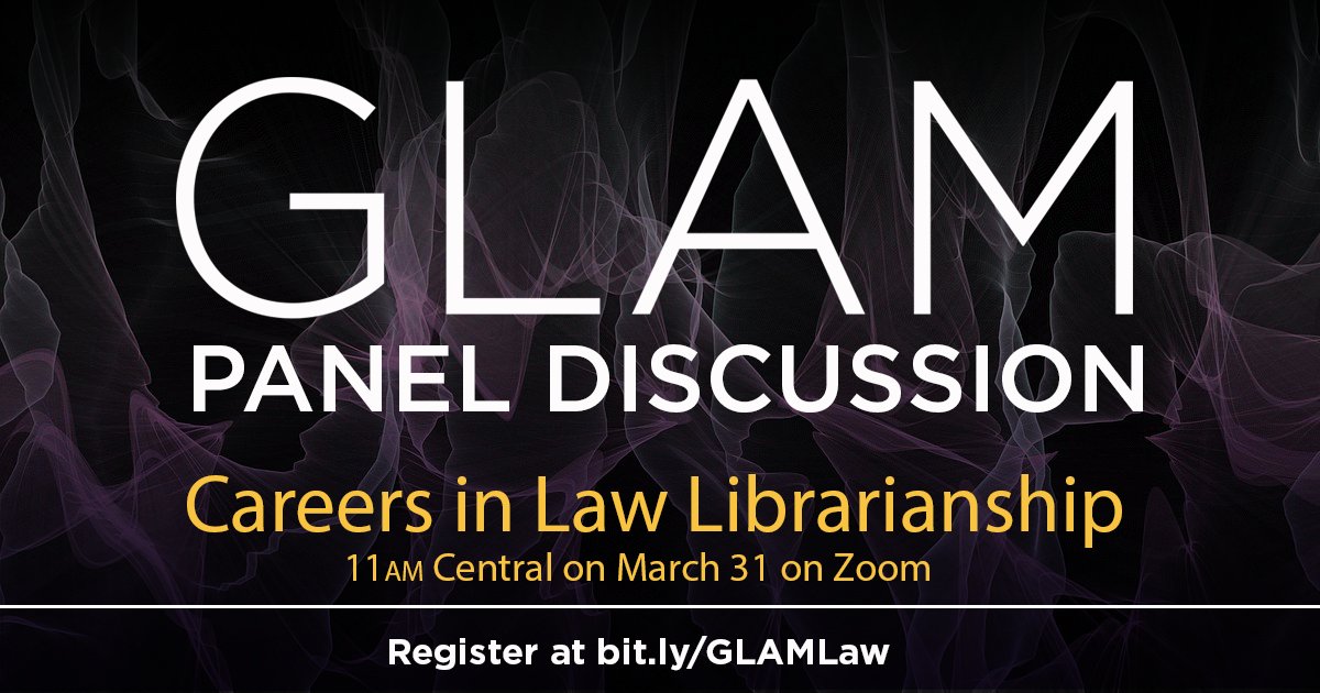 Join us for this event to learn more from law librarians in academia and private practice. Please register at illinois.zoom.us/meeting/regist… .