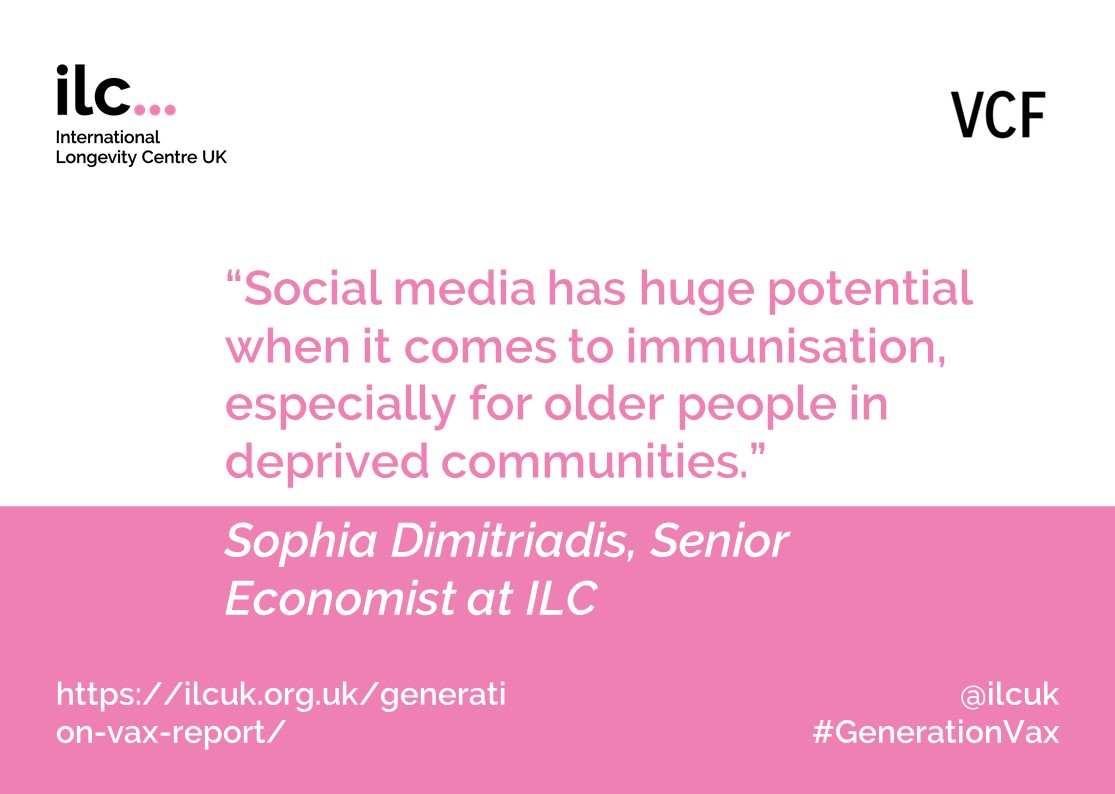AImmunisation's tweet photo. Social media has huge potential to increase vaccination among older people in deprived communities 💉

@ILCUK recently launched #GenerationVax which looks at using Facebook to engage with older adults on routine immunisation.

Read the final report 👇
https://t.co/Dm1ImRhtYS https://t.co/m8AhvNEFv7