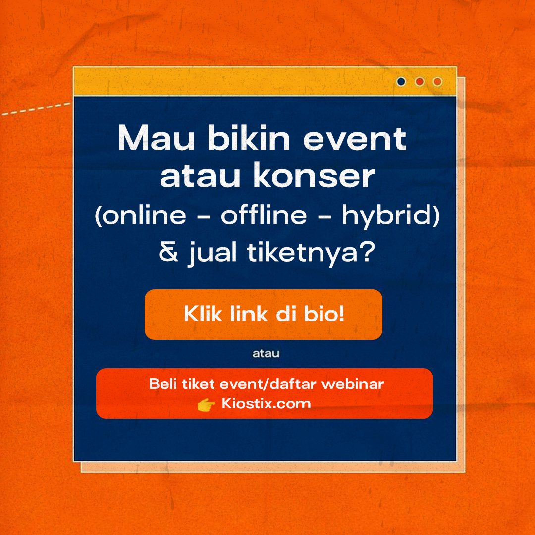 Jual tiket event offline konser