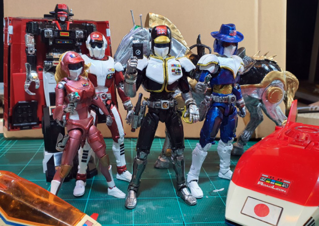 TheNo15Allcast's tweet photo. Its #Toytuesday everyone! Our episode that releases this Friday takes us back to 1987..We action figured let's see the toys you had based on the toons from that year? Let us know  #Saberriderandthestarsheriffs #Visionaries #Bionic6 #Bravestarr #toys #nostalgia #collectibles #80s https://t.co/X9o1VpegIb