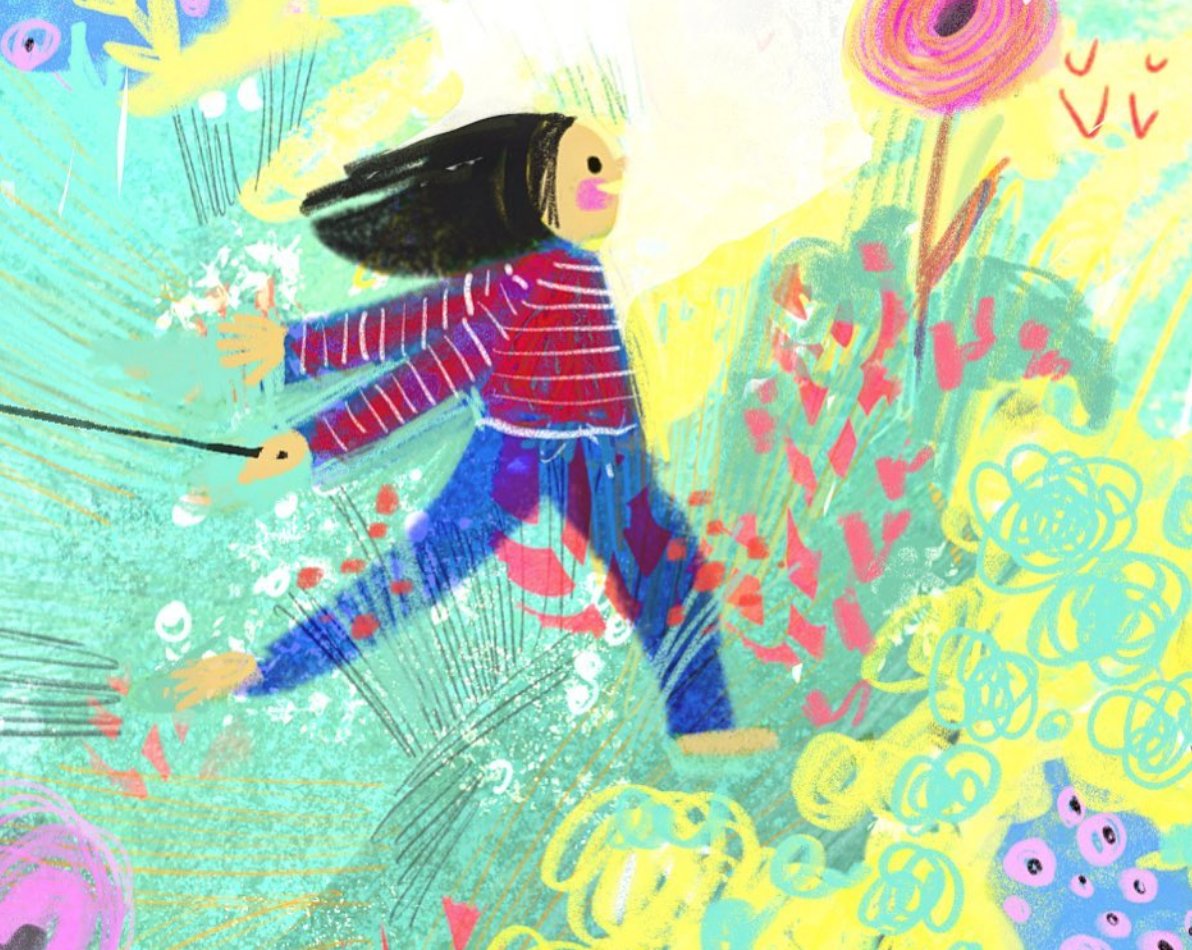 Fiona_LeeStudio's tweet photo. A day late to #VisibleWomen but doing it anyway 🙃 I'm a picture book illustrator and I love playing with texture, scribbly lines, and bright colors. https://t.co/iSDldtMH88 https://t.co/LqyXYGbqcZ