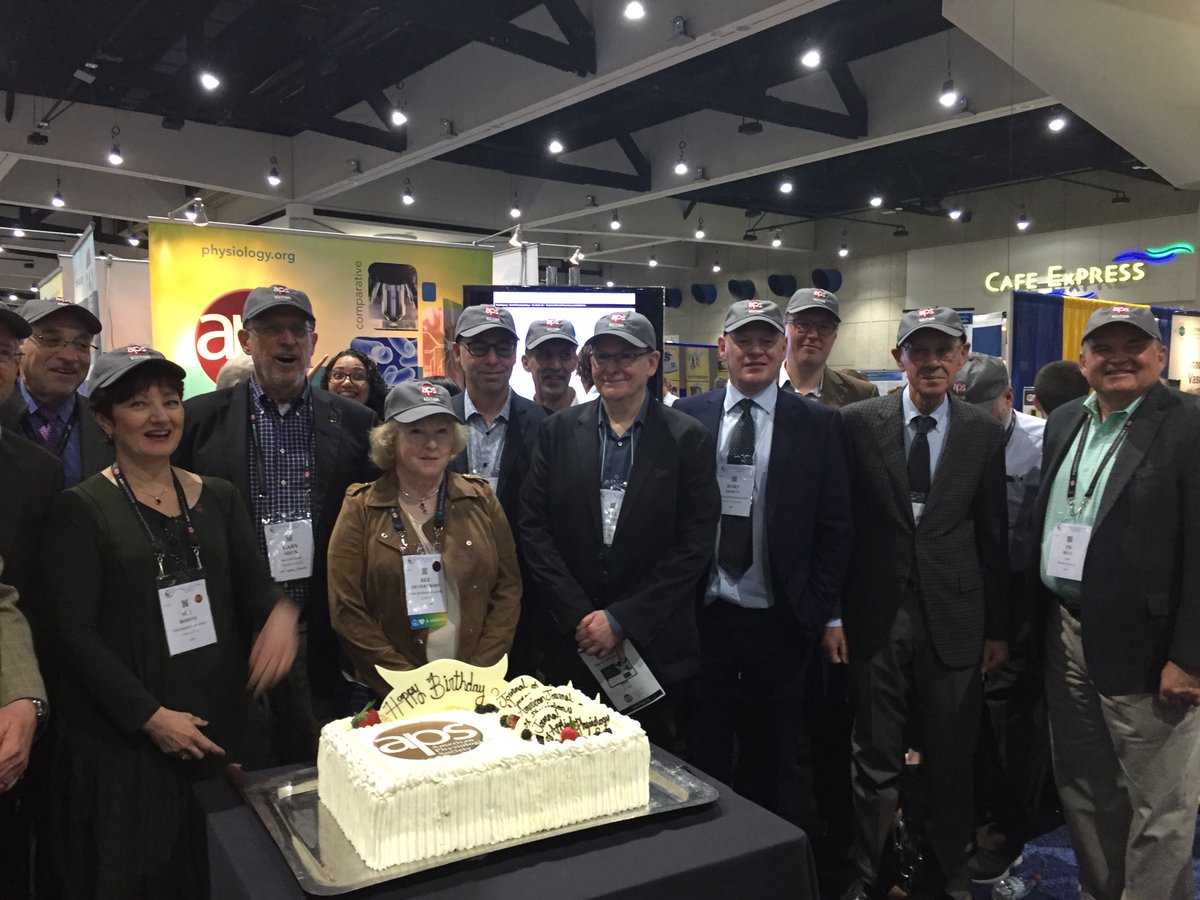 APSPhysiology's tweet photo. Has #ExpBio been a tradition for you? Submit pictures of you and colleagues in previous years. Some will displayed online during the meeting! Tag your pics w/ #ExpBioThrowback. Learn more: https://t.co/xwPk4WFZfs.
Pictured: @APSPublications editors, EB 2018, San Diego #APSatEB https://t.co/bocjzU6i0Q