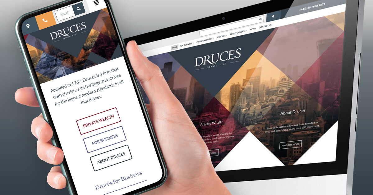 We are really pleased to share our latest website project that has gone LIVE for <a href="/DrucesLLP/">Druces LLP</a>. 
Got a new web project in mind? Get in touch on: 01276 534681

#webagency #webdevelopment #design #webdesign