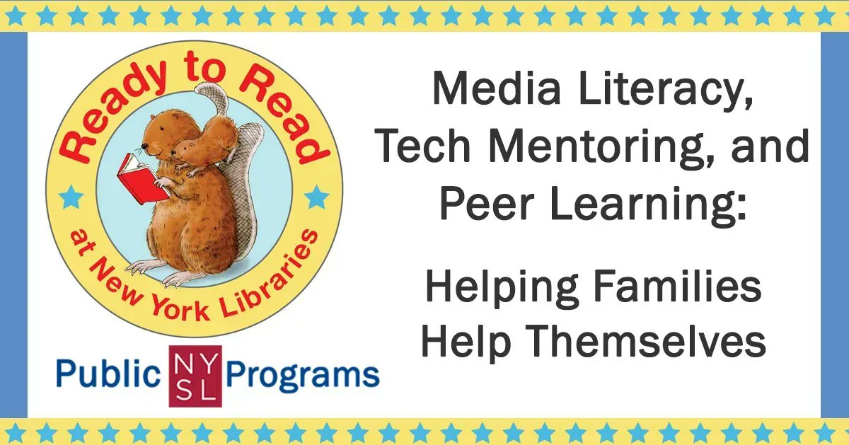 New York State Library on Twitter "Join us 3/30 for our next webinar “Media Literacy, Tech