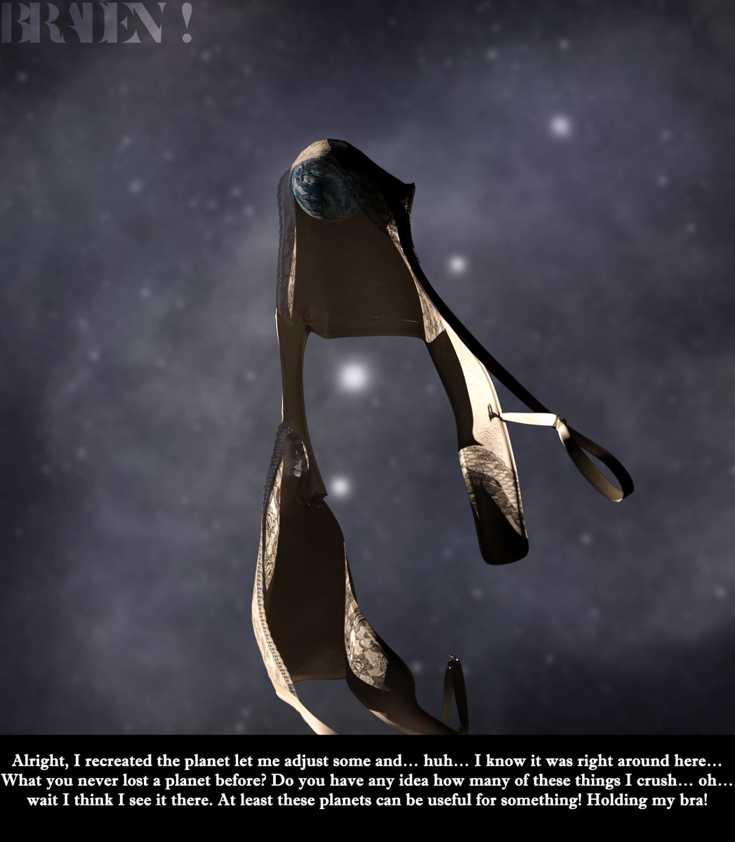 Goddess_Lizz's tweet photo. Alright, now that I have shown you what the presence of my immense form can do I’ll recreate your world again and… where did it just go? Oh… ah there… hahaha Planets can be hard to keep track of! #GoddessProblems #GiantessGrowth #giantesscrush 
Render by @BradenGts https://t.co/BIXA4aHbGu