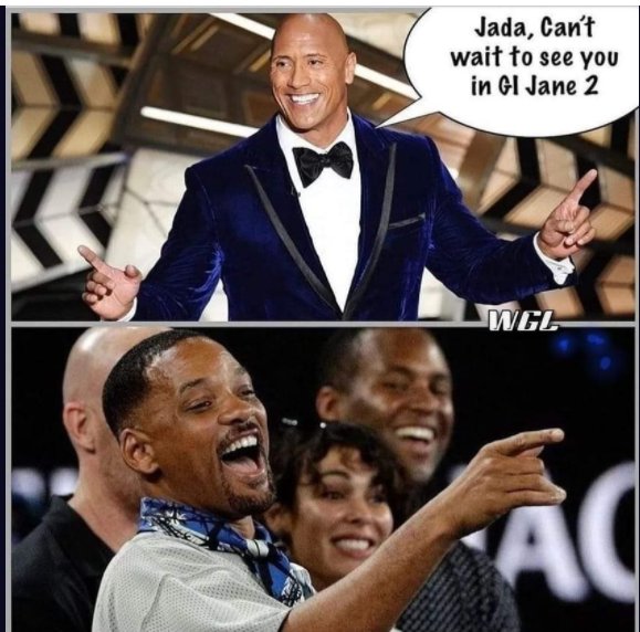 ZukoButReal's tweet photo. What if Will Smith tried to slap The Rock... https://t.co/rQCSXFlnsZ
