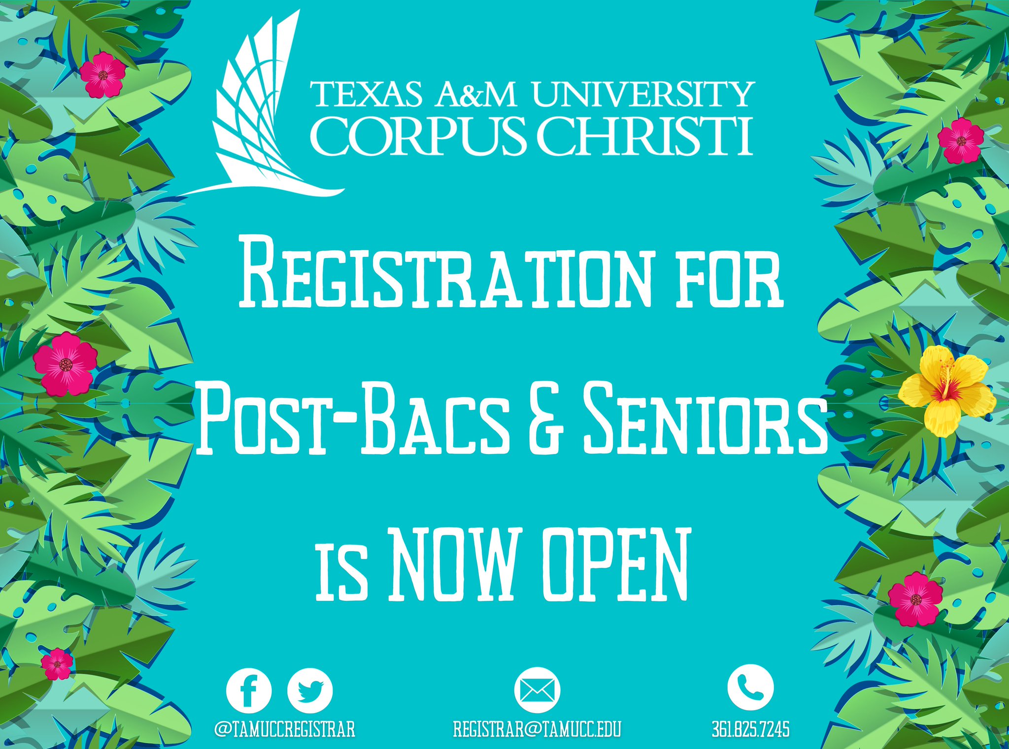 TAMUCC Registrar's Office on Twitter "Don't wait to register for