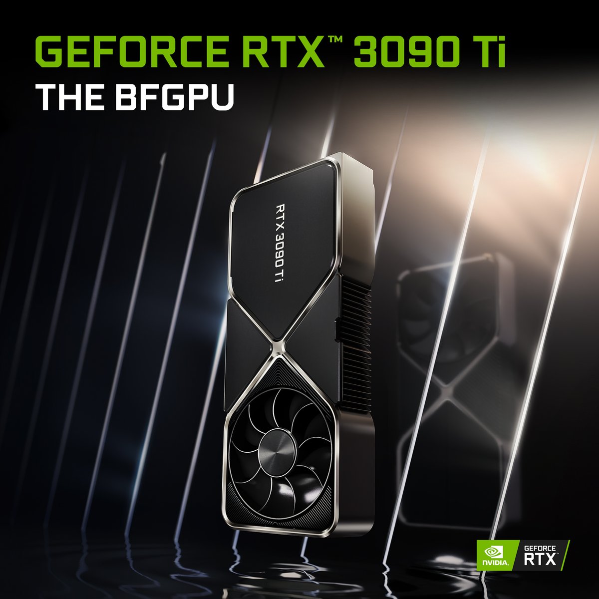 NVIDIAGeForce's tweet photo. Meet the new GeForce RTX 3090 Ti...

The world's fastest Desktop GPU for:

🟢 Extreme gamers
🟢 Creators pushing new boundaries
🟢 Data scientists

#UltimatePlay 👉 https://t.co/HrhDxnqCjw https://t.co/TPJWNh9Cgc