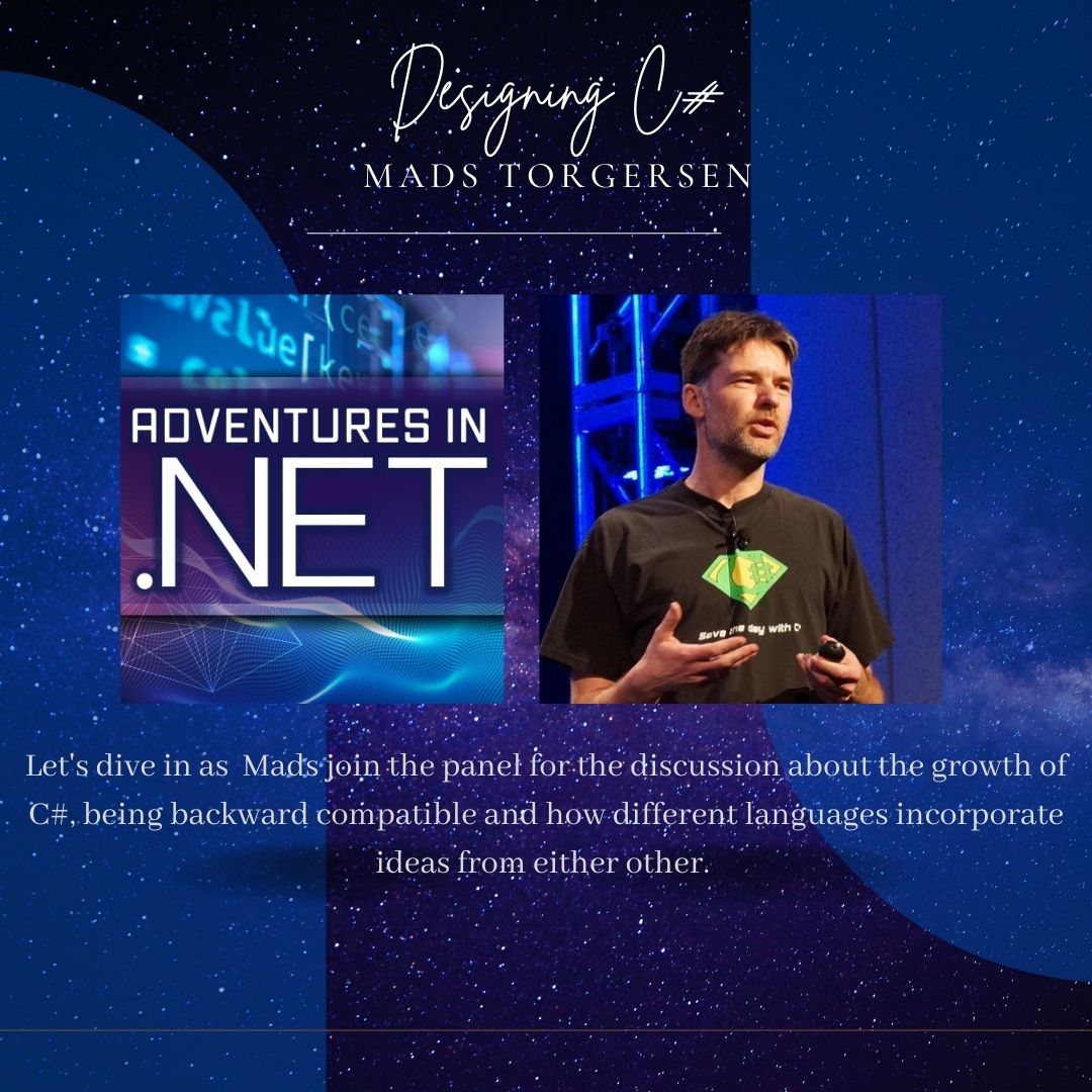 Check out this week's episode of #AdventuresinNET with @MadsTorgersen #NET: Designing C# rfr.bz/t48m755 rfr.bz/t48m755