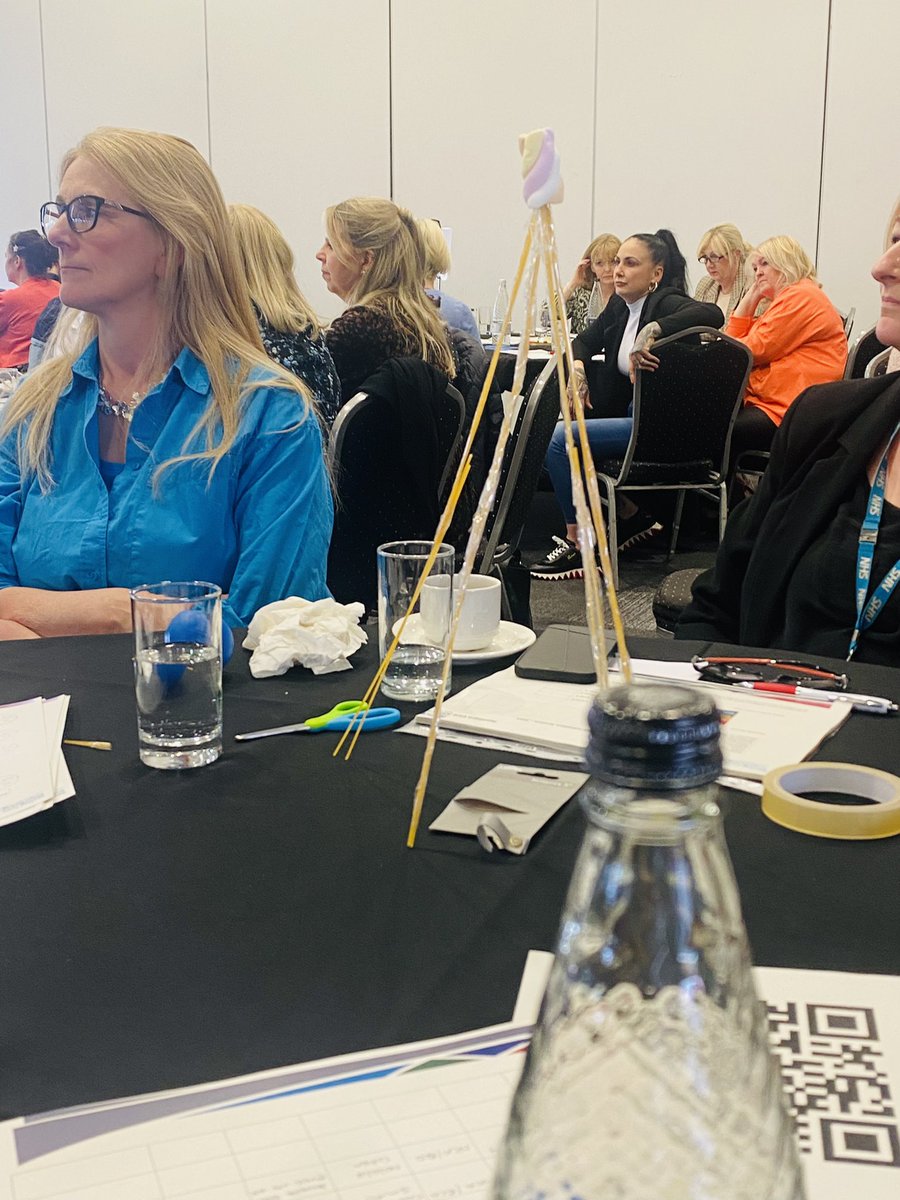 Building Spaghetti towers to demonstrate our PDSA cycle and the importance of testing ideas, learning by doing, evaluating and going in again! #NCALeaders