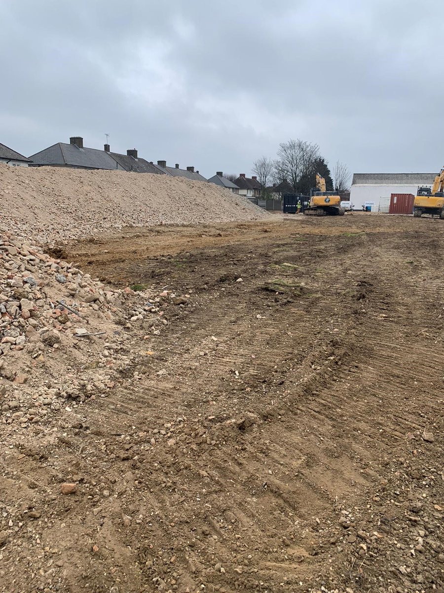 SquibbGroupLtd's tweet photo. Works at Brocklebank Lodge, Dagenham are coming to an end #Demolition #Dagenham #Brocklebank https://t.co/RTdCWhzZsF