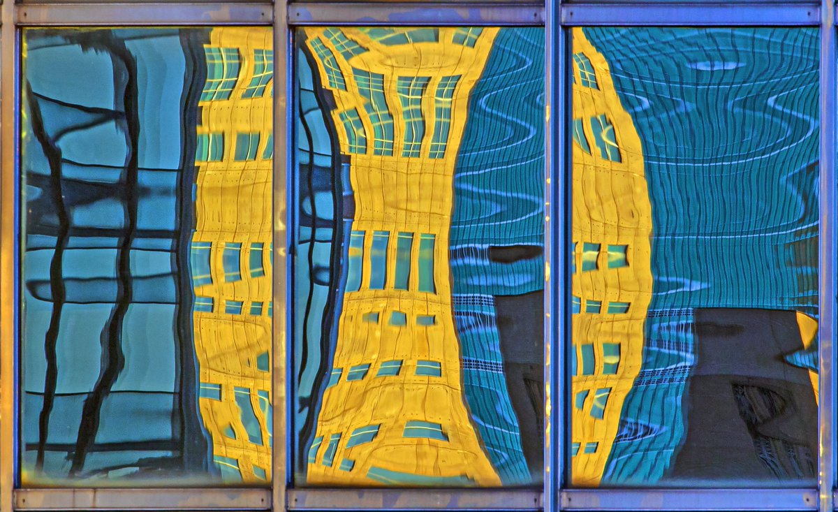 peter_jeschke's tweet photo. Slava Ukraini! (Glory to Ukraine!) From my “Abstract Reflection” series, this triptych of three NYC windows and their abstract reflections, in the GLORIOUS COLORS OF UKRAINE! https://t.co/eCQUj1oQ67 https://t.co/FbOIC1bZE9 https://t.co/0dmi4vPvW0