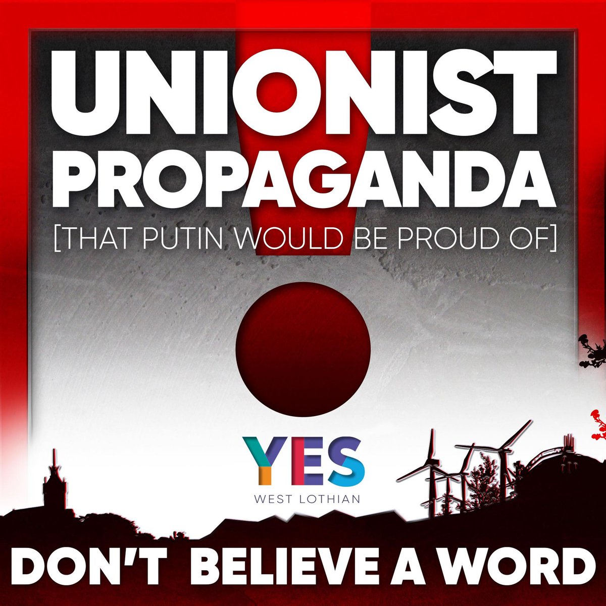 YesWestLothian's tweet photo. @GlennBBC Yet you pushed his story without checking...a disgrace...

#UnionistPropaganda https://t.co/xFmEh4cSZm
