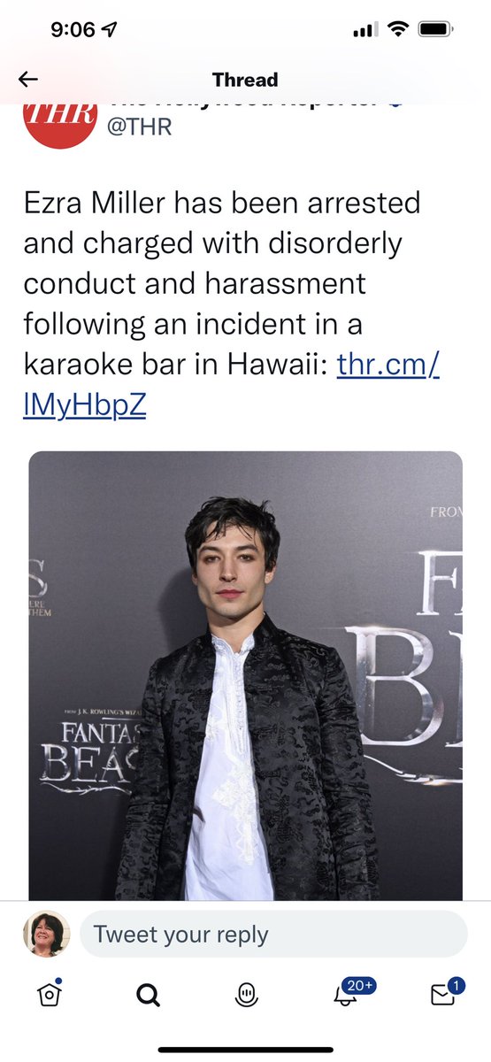 LauraBockov's tweet photo. #BoycottFantasticBeasts 

Warner Brothers wrongly fired Johnny Depp but keeps Ezra Miller and self-confessed abuser Amber Heard. #TheSecretsofDumbledore https://t.co/4oIl6RhnTl