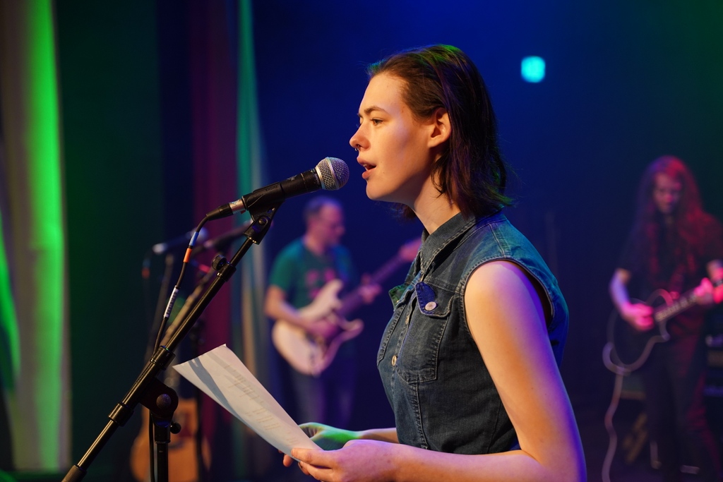 Some photos from the Fortitude Through Music project. 

We wrote some songs, made a music video, and put on a gig at Aberdare Coliseum Theatre.

Thanks to SONIG (RCT Arts Service) for the continued partnership to support young people by building their confidence and soft skills.