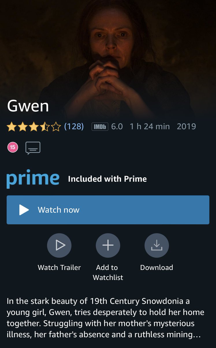 Happy days. <a href="/GwenFilm/">Gwen Film Official</a> is now available to watch on Amazon Prime for free to all <a href="/PrimeVideo/">Prime Video</a> subscribers! Treat yourself to 84 mins of eerie gothic <a href="/BAFTACymru/">BAFTA Cymru</a> winning <a href="/BIFA_film/">BIFA</a> nominated folk story starring @MPeakeOfficial and #EleanorWorthingtonCox 🖤