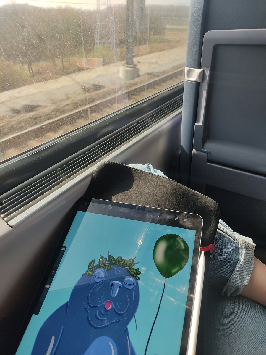 NFTSaltySeal's tweet photo. Best place to #create! 🦭🚆 https://t.co/wilWJ67SL2