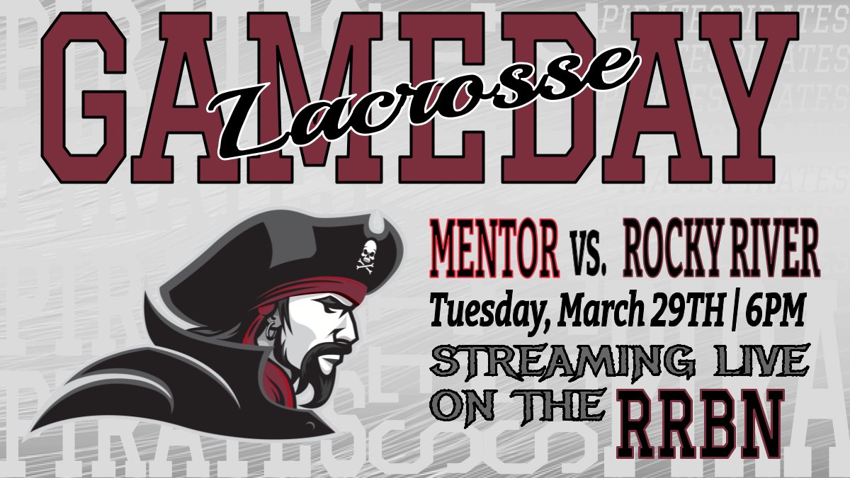 rrhsBN's tweet photo. NOLL Game Alert! @RockyRiverLax & @MentorAthletics on the #RRBN tonight! Catch the LIVE Stream here: https://t.co/MoYEDP49sD
#rrhs #PiratePride #LAXlife #ChillyTemps https://t.co/jTbO1YLTgF