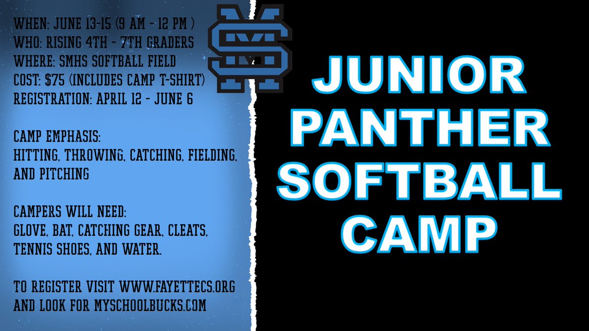 🥎Come to camp with the CHAMPS🥎