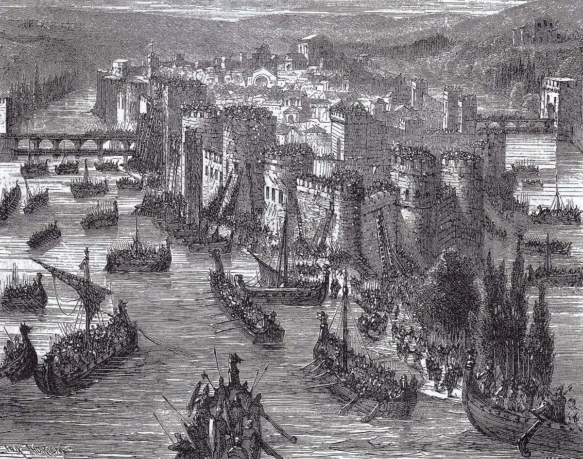 whencyclopedia's tweet photo. Today in #history: Paris is sacked by Viking raiders, probably under Ragnar Lodbrok (Lothbrok), who collects a huge ransom in exchange for leaving. (845 CE) #OnThisDay 

Read more: https://t.co/qvKoZpnpeT https://t.co/iDLGZaQKYu