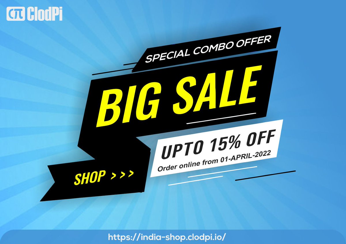 clodpilabs's tweet photo. π’Scale up your Helium experience with ClodPi's Pro Hotspot - Big Sale! πππ
01-April-2022 @ 9:00 AM (IST)
Visit: https://t.co/yBZwhi9NTq
#IndiaWantsHelium #Helium #LongFi #LoRaWAN #ThePeoplesNetwork #ClodPi https://t.co/jakkZkKO9h