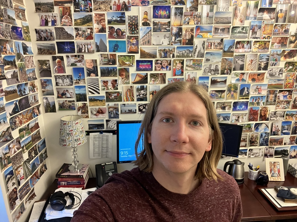 First day back in the office