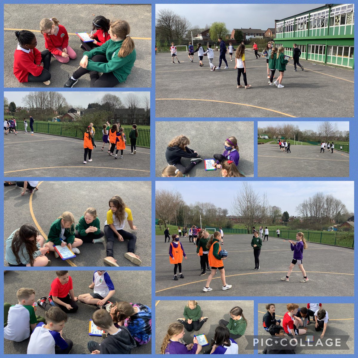 We were lucky enough to have a bonus PE session with Kayvon from @citctweets today. We invented our own invasion games and taught each other our new games. ⛹🏼‍♀️🤾🏼⚽️🏈 #SJSBPE